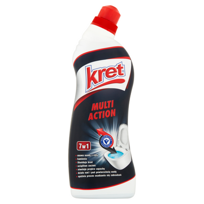 Засіб для чистки унітазів Kret Multi Action 7 в 1 750 мл. (5900931014501) 000062288 фото