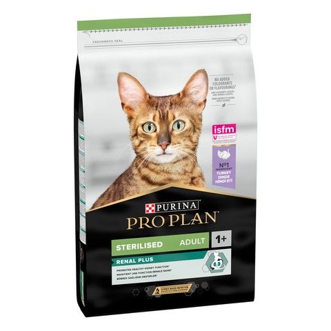 Сухой корм Purina Pro Plan Sterilised для стерилизованных кошек индейка 10 кг (7613033566547) 000076610 фото