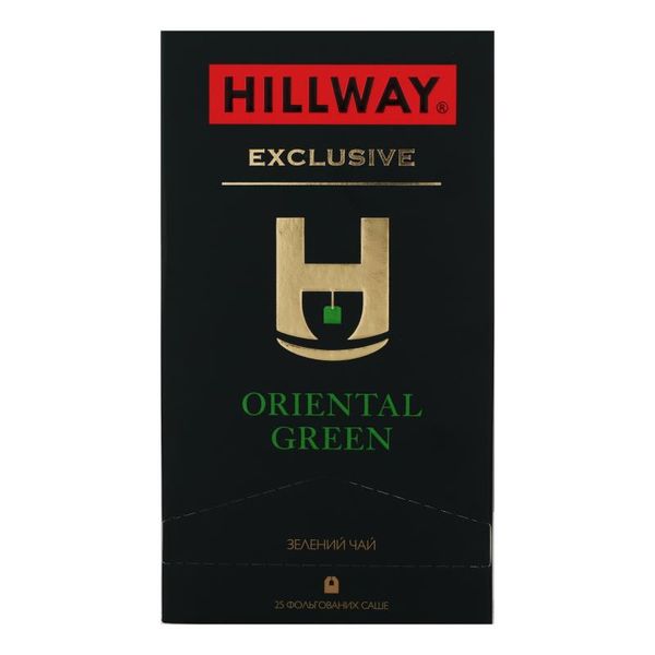 Чай Hillway Oriental Green Зелений пакетований 25*2 г (8886300990591) 000062757 фото