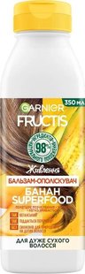 Бальзам-ополаскиватель для очень сухих волос Garnier Fructis Банан суперфуд питания 350 мл (3600542290531) В00097939 фото