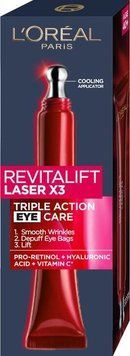 Крем L'Oreal Paris Revitalift Лазер Х3 Регенерирующий глубокий уход для кожи вокруг глаз 15 мл (3600522251750) В00303755 фото
