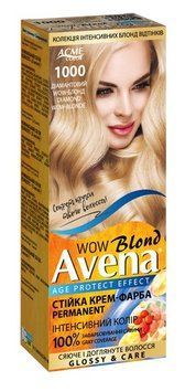 Стойкая крем-краска для волос Avena Blond Color №1000 Бриллиантовый WOW-блонд 133 мл (4823115502506) AD89 фото