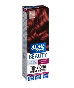 Гель-краска для волос Acme-Color Beauty №033 Махагон 69 г (4820000300230) AD190 фото