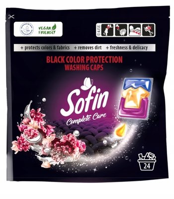Капсули для прання Sofin Complete Care& Black Color 24 шт (5900931033540) 000076524 фото