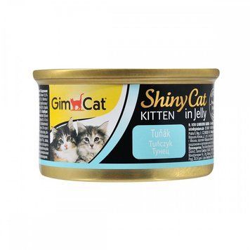 Корм влажный GimCat Shiny Kitten для котят с тунцем 70 г (4002064413358) S1111138666 фото