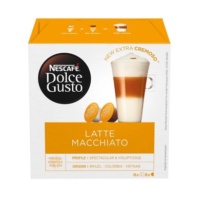 Кофе в капсулах NESCAFE Dolce Gusto Latte Macchiato 16 шт 183.2 г (7613037491357) 000063366 фото