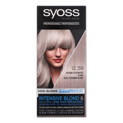 Фарба для волосся SYOSS 12-59 Холодний Платиновий блонд 115 мл (9000101210521) В00097975 фото