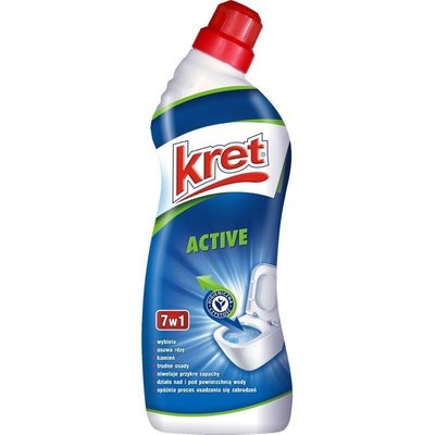 Засіб для чистки унітазу Kret Active 7 в 1 750 мл. (5900931011159) 000062290 фото