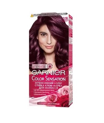 Фарба для волосся Garnier Color Sensation 3.16 Аметист 110 мл (3600541135796) 20188     фото