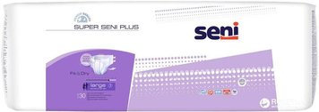 Підгузки для дорослих Seni Super Plus Large 30 шт (5900516691677) В00189889 фото