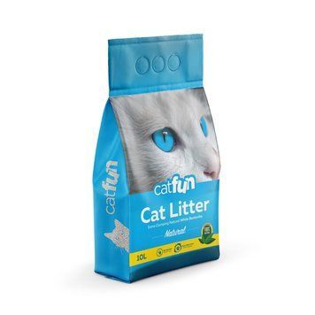 Наповнювач Catfun для котячих туалетів бентонітовий натуральний 10 л (8683655071513) S1111188129 фото