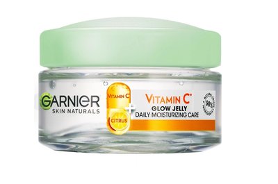 Зволожувальний гель Garnier Skin Naturals з вітаміном С для тьмяної шкіри обличчя з ефектом сяяння та вирівнювання тону 50 мл (3600542471046) В00297311 фото