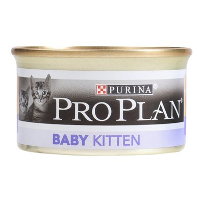 Вологий корм PRO PLAN Baby Kitten для кошенят у перший прикорм, мус з куркою 85 г (7613036693462) 000078351 фото