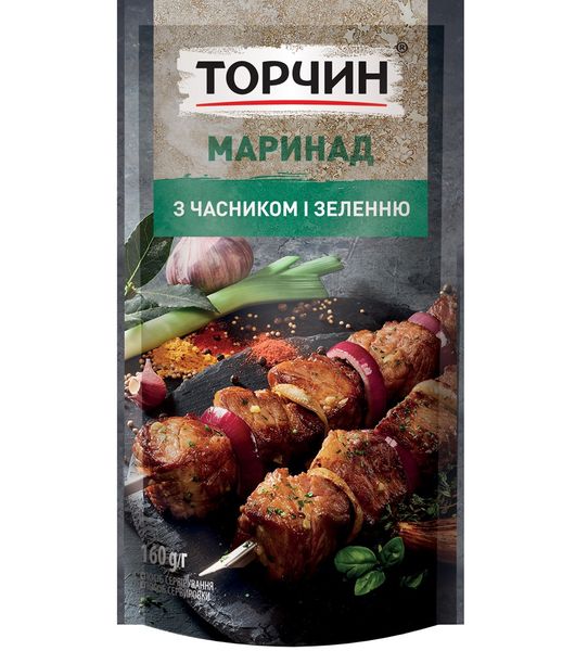 Маринад Торчин с чесноком и травами для приготовления свинины 160 г (7613036655828) 000077018 фото