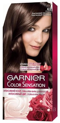 Фарба для волосся Garnier Color Sensation 4.0 Каштановий перламутр 110 мл (3600541135802) 20174     фото
