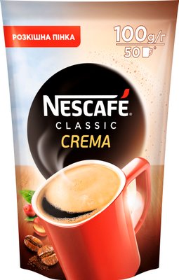 Кофе растворимый Nescafe Классик Крема 100г (7613036402545) 000026641 фото