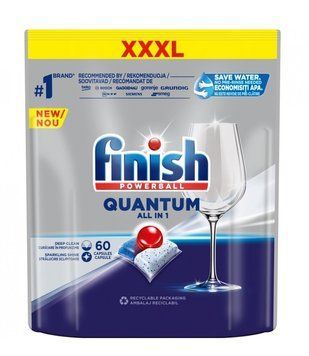 Таблетки для посудомийних машин Finish Quantum All in 1 60 шт.(5908252015948) В00328132 фото