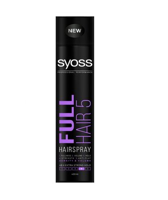 Лак для волос SYOSS Full Hair фиксация 5 400 мл (5201143726658) В00018189 фото