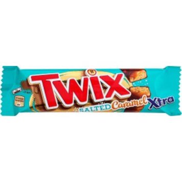 Батончик Twix с соленой карамелью в молочном шоколаде 75 г (5000159528887) 000062354 фото