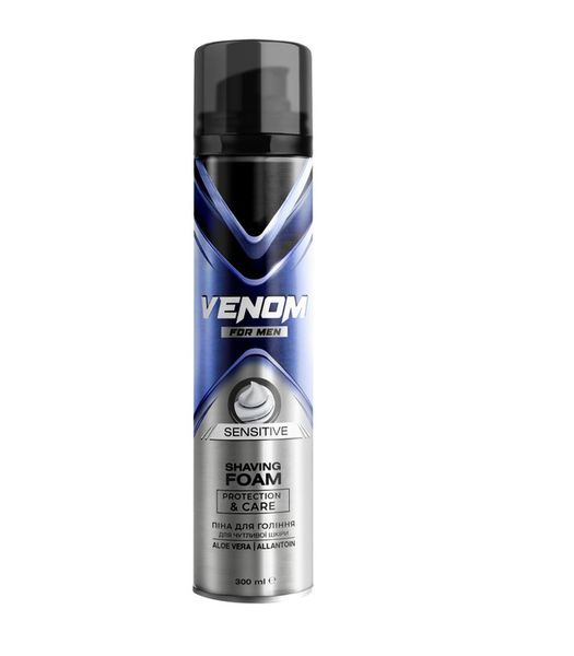 Пенка для бритья Venom for men Sensitive 300 мл (8681413012433) В00307613 фото