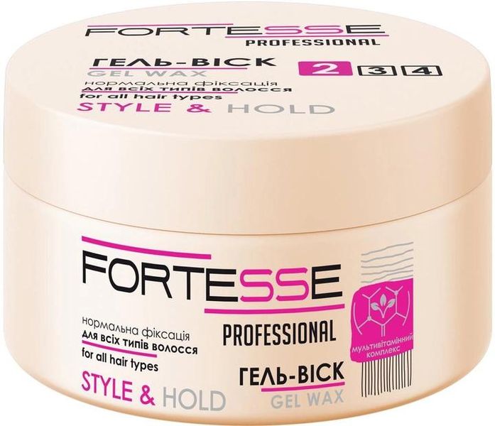 Гель-віск для волосся Fortesse Pro Style Нормальна фіксація 75 мл (4820197000876) В00146842 фото
