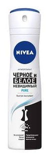 Антиперспірант Nivea Невидимий Захист для чорного та білого спрей 150 мл (4005900043191) В00279721 фото