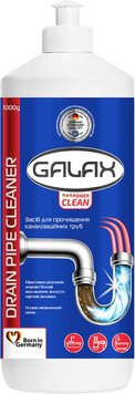 Засіб для прочищення каналізаційних труб Galax das PowerClean 1 л (4260637720153) В00313570 фото