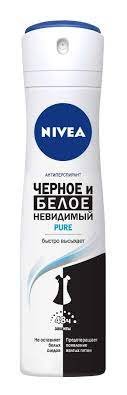 Антиперспірант Nivea Невидимий Захист для чорного та білого спрей 150 мл (4005900043191) В00279721 фото