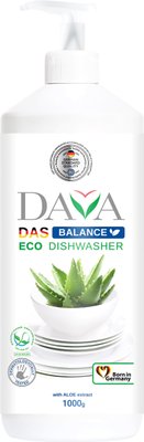 Экологическое средство для мытья посуды Dava Balance с экстрактом алоэ 1 кг (4260637724359) В00299445 фото