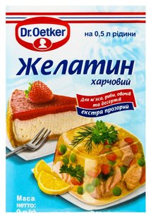 Желатин Dr.Oetker Пищевой 9 г (4000521022105) 000028892 фото