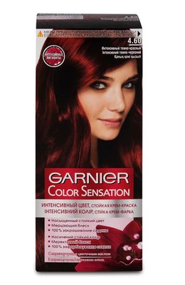 Фарба для волосся Garnier Color Sensation 4.60 Інтенсивний темно-червоний 110 мл (3600541135826) 20182     фото
