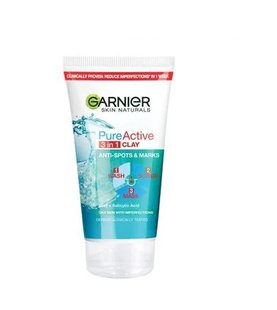 Гель для умывания, скраб, маска для лица Garnier Skin Naturals Чистая кожа 3 в 1 150 мл (3600540565280) В00301935 фото