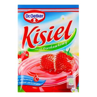 Кисель Dr.Oetker со вкусом клубники 38 г (5900437033839) 000074796 фото