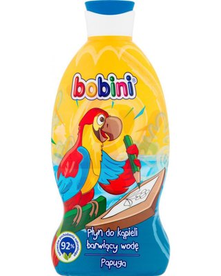 Гель-пінка для купання Bobini Kids 3в1 Папуга 330 мл. (5900931026351) 000062307 фото