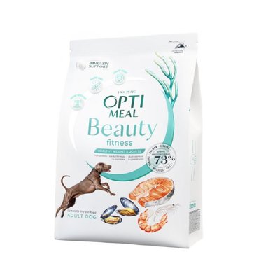 Сухий корм Optimeal Beauty Fitness для собак на основі морепродуктів 4 кг.(4820215366052) 000073679 фото