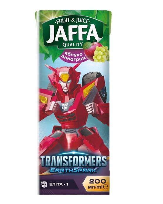 Нектар Яблочно-виноградный Jaffa Пони-Трансформеры 0.2л. (4820192262927) 000081816 фото