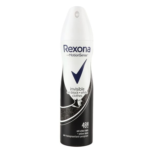 Антиперспірант-аерозоль Rexona Невидимий на чорному і білому 150 мл (8712561844857) В00307194 фото