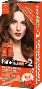 Тонуюча маска для волосся Acme Color Рябина Ton oil mask №067 Капучіно Duo Pack 60 мл (4823115500625) В00291146 фото