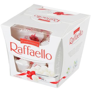 Конфеты Raffaello Миндаль орех 150 г. (8000500023976) 000028329 фото