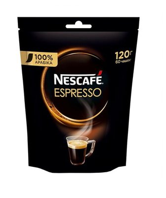 Кава розчинна Nescafe Espresso натуральна 120г (7613035692954) 000027130 фото