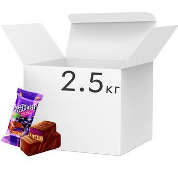 Цукерки Lukas BiFesti зі смаком чорної смородини Глазуровані 2.5 кг (4823054609977) 000064497 фото