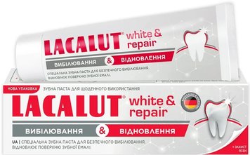 Зубна паста Lacalut White and repair 75 мл (4016369546154) В00281640 фото