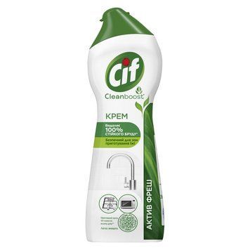 Крем для чищення Cif Актив Фреш 250 мл (8717163044797) В00186201 фото