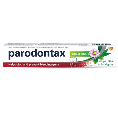 Зубна паста Parodontax Свіжість трав 75 мл.(5054563064240) В00284140 фото
