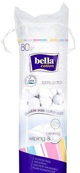 Ватные диски Bella Cotton круглые 80 шт. (5900516400033) В00352263 фото