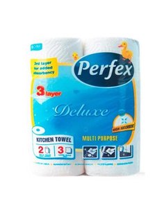 Паперові рушники Perfex Deluxe 2шт 3 шари (8606102287381) В00141786 фото