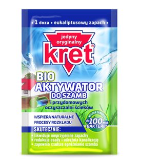 Біоактиватор для вигрібних ям KRET BIO 25 г*20(5900931032659) 000074494 фото