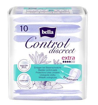 Прокладки урологічні Bella Control Discreet Extra 10 шт (5900516696948) В00290927 фото