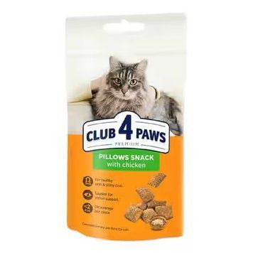 Лакомство для кошек Club 4 Paws Premium с курицей 60 г. (4820269145337) 000083957 фото