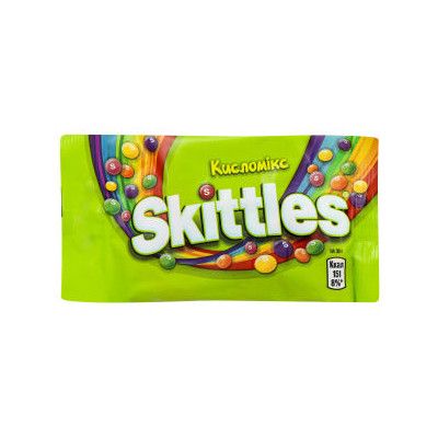 Драже Skittles BAG Кисломикс 95г (4009900510851) 000061855 фото